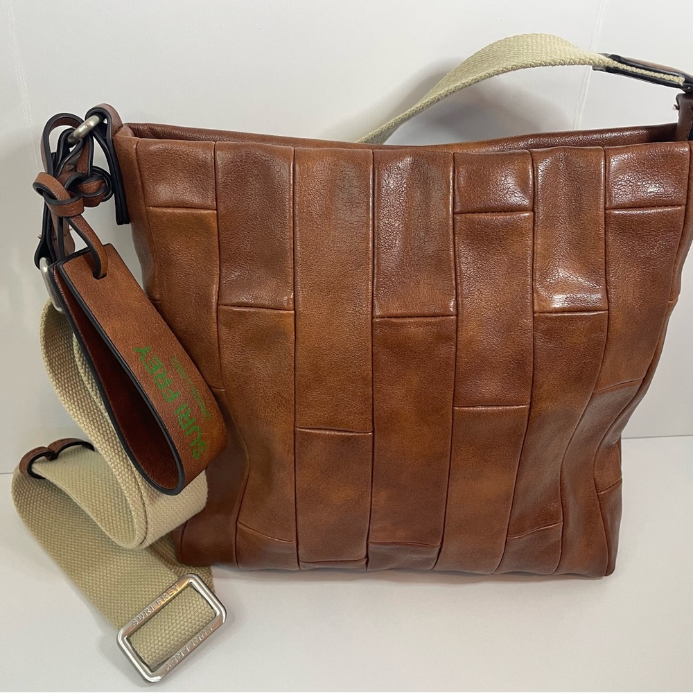 Suri Frey Brown Leather Crossbody Bag